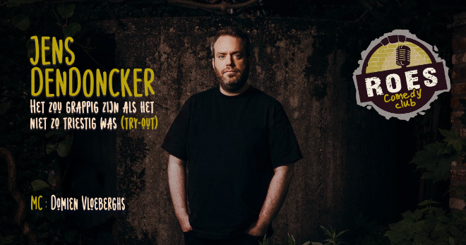 VLC Comedy Night met Jens Dendonker - 1 november 2023